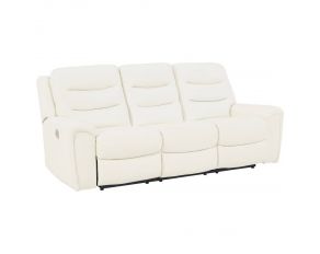 Warlin Power Reclining Sofa in White