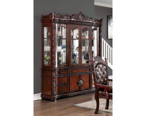 Canyonville Hutch and Buffet in Brown Cherry