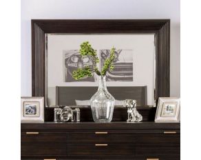 Laurentian Mirror in Dark Walnut