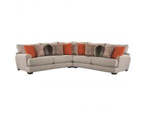 Jackson Furniture Ava Sectional in Cashew