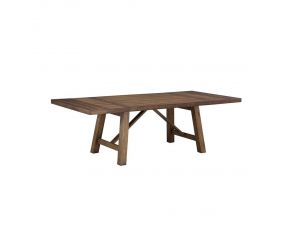 Darby Trestle Dining Table in Brown