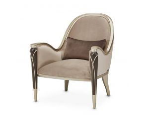 Villa Cherie Accent Chair Porcini in Hazelnut