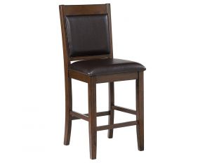 Dewey Counter Height Chair in Walnut Brown