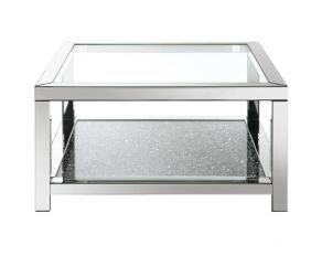 Square Coffee Table in Mirror