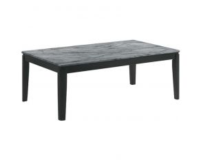 Rectangular Coffee Table in Faux Grey Marble