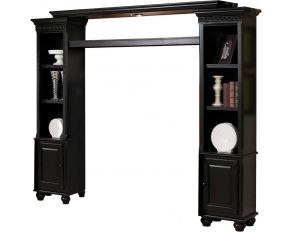 Ferla Entertainment Center in Black Finish