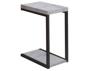 Accent Table in Cement And Black