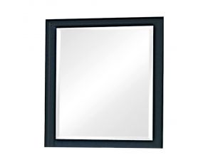 Sandy Beach Vertical Dresser Mirror in Black