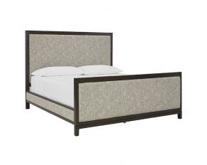 Burkhaus Queen Upholstered Bed in Brown