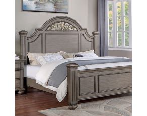 Syracuse California King Bed in Gray