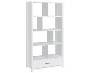 Dylan Bookcase in High Gloss White