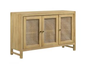 Amaryllis 3-Door Accent Cabinet in Natural