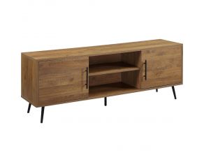 Wafiya TV Stand in Rustic Finish