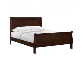 Louis Philippe Full Panel Bed in Cherry