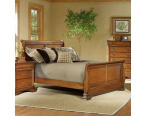 Shenandoah Full Sleigh Bed in Classic Oak Finish