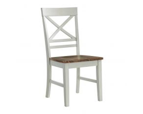 El Paso Side Chair in Grey and Natural Finish