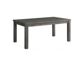 Oak Lawn Rectangular Dining Table in Charcoal Grey Finish