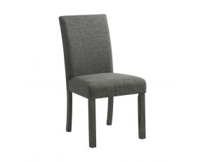 Oak Lawn Side Chair in Charcoal Grey Finish