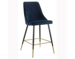 Ben Bar Stool in Broadway Navy Finish