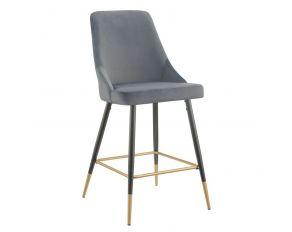 Ben Bar Stool in Broadway Gunmetal Finish