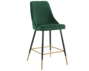 Ben Bar Stool in Broadway Emerald Finish