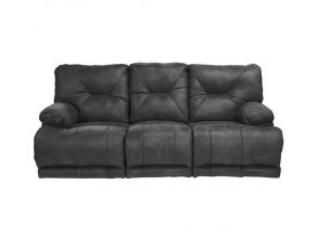 Catnapper Voyager Lay Flat Reclining Sofa in Slate