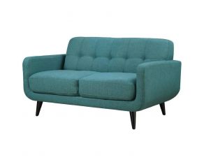 Hadley Loveseat in Teal Finish