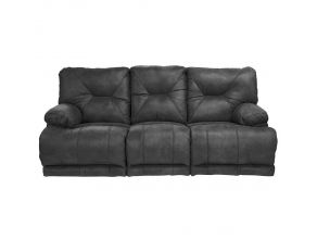 Catnapper Voyager Power Lay Flat Reclining Sofa in Slate