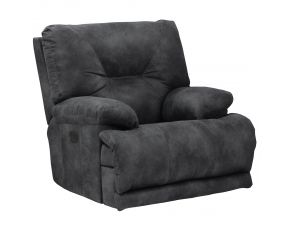Catnapper Voyager Power Lay Flat Recliner in Slate