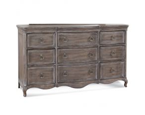 Genoa Triple Dresser in Antique Grey