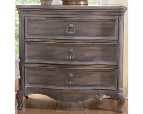 Genoa 3 Drawer Nightstand in Antique Grey