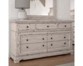 Providence 7 Drawer Dresser in Antique White