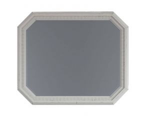 Palisade Mirror in Vintage White