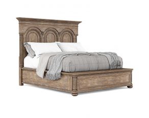 Architrave California King Panel Bed in Rustic Almond