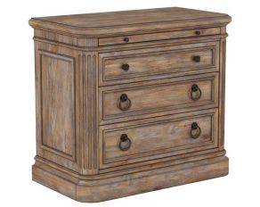 Architrave Nightstand in Rustic Almond