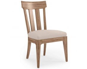 Passage Slat Back Side Chair in Light Oak