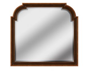 Newel Landscape Mirror Beveled in Vintage Cherry