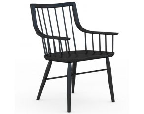 Frame Windsor Arm Chair in Black