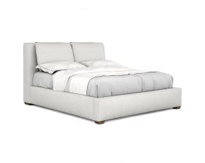 Stockyard King Upholstered Bed in Light Wood