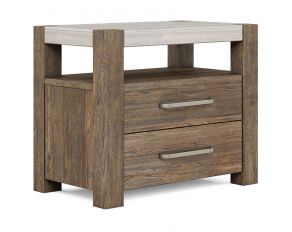 Stockyard Bedside Chest in Light Wood