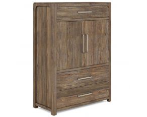 Stockyard Door Drawer Chest in Light Wood