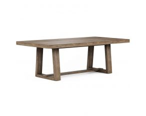 Stockyard Trestle Dining Table in Light Wood