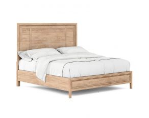 Post King and California King Panel Bed in Greyed Brown