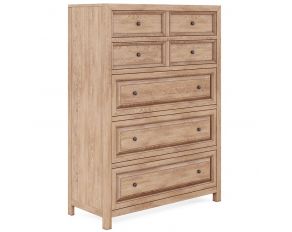 Post Drawer Chest in Greyed Brown