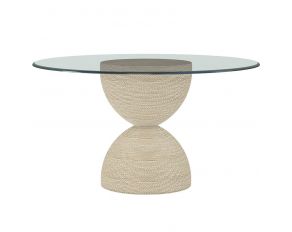 Cotiere Round Dining Table in Light Wood