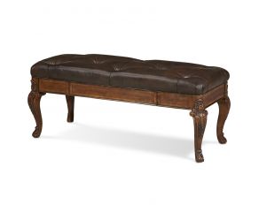 ART Old World Storage Bench in Cherry