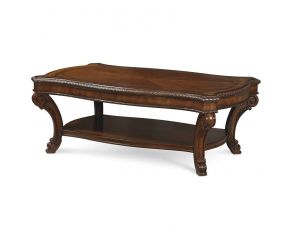 ART Old World Rectangular Cocktail Table in Cherry