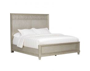 Morrissey Queen Cashin Panel Bed in Silver