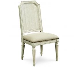 Arch Salvage Mills Side Chair in White Paint