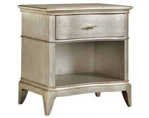 Starlite Open Nightstand in Silver